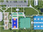 Rendering photo of an aerial shot of the recreation area at OLDE FLORIDA MOTORCOACH RESORT - thumbnail