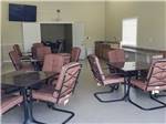 Indoor dining area at DUCK CREEK RV PARK - thumbnail