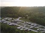 An aerial view of the campsites at DENTON FERRY RV PARK & CABIN RENTAL - thumbnail