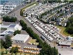 Aerial view over campground at COLUMBIA RIVER RV PARK - thumbnail