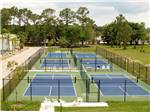 The fenced in pickle ball courts at CRYSTAL LAKE RV RESORT - thumbnail