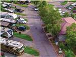 An aerial view of the RV sites at THE GREAT OUTDOORS RV RESORT - thumbnail