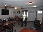 Restaurant and lounge area at COUNTRY LANE CAMPGROUND & RV PARK - thumbnail
