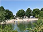 Bathers gathered on the beach at SAUGEEN SPRINGS RV PARK - thumbnail