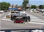 RVs and trailers at campground at DOWNTOWN RIVERSIDE RV PARK - thumbnail