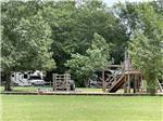 The playground equipment at RIVER BOTTOM FARMS FAMILY CAMPGROUND - thumbnail