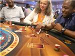People playing blackjack at LITTLE RIVER CASINO RESORT RV PARK - thumbnail