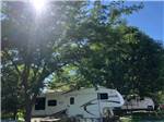 Campers in campsites with sun shining at NEW VISION RV PARK - thumbnail