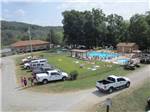 An aerial view of the swimming pool at FOX DEN ACRES CAMPGROUND - thumbnail