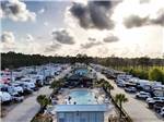 Aerial view of the campground at BAY PALMS RV RESORT - thumbnail