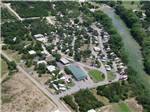 Aerial view over campground at PARKVIEW RIVERSIDE RV PARK - thumbnail