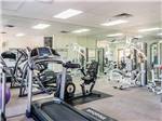Inside of the exercise room at ENCORE MERIDIAN - thumbnail