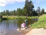 Kids fishing at MCCALL RV RESORT - thumbnail