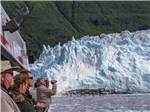People on boat viewing sites at STAN STEPHENS GLACIER & WILDLIFE CRUISES - thumbnail