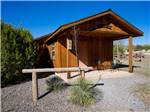 One of the rental rustic cabins at ROSE VALLEY RV RANCH & CASITAS - thumbnail