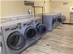 The clean laundry room at INDIAN POINT RV RESORT - thumbnail