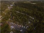 Aerial view of the campground at HERITAGE COVE RESORT - thumbnail