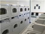 Laundry room with washer and dryers at SPARKS MARINA RV PARK - thumbnail