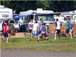 A group of men playing volleyball at HOQUIAM RIVER RV PARK - thumbnail