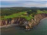 Aerial view of the golf course at ADVENTURES EAST CAMPGROUND & COTTAGES - thumbnail