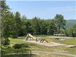 The playground equipment at ADVENTURES EAST CAMPGROUND & COTTAGES - thumbnail