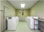 Laundry room with washer and dryers at MESA VERDE RV PARK - thumbnail