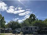Gravel RV sites with trees at WILD FRONTIER RV RESORT - thumbnail