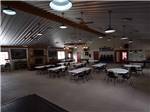 A large recreation hall with seating at WILD FRONTIER RV RESORT - thumbnail