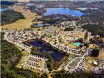 Aerial view over campground at ENCORE CLERBROOK - thumbnail