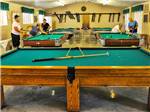Pool tables in game room at ENCORE SOUTHERN COMFORT - thumbnail