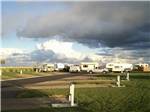 A row of back in RV sites at KIT FOX RV PARK - thumbnail