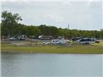 Waterfront recreation area at THE VINEYARDS CAMPGROUND & CABINS - thumbnail