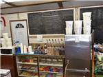 Interior of store with products at DAVY LAKE CAMPGROUND - thumbnail