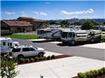 RVs and trailers at campground at COYOTE VALLEY RV RESORT - thumbnail