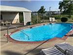 The fenced in swimming pool at FROG CITY RV PARK - thumbnail
