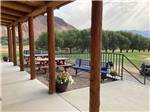 A seating area at the main building at CHALLIS GOLF COURSE RV PARK - thumbnail