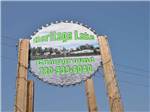 The front entrance sign at HERITAGE LAKE CAMPGROUND - thumbnail