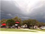 A cloudy day over the campground at BECS STORE & RV PARK - thumbnail