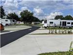 The paved row between the rows of RV sites at SUNSHINE VILLAGE - thumbnail