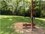 The grassy horseshoe pits at FRANKLIN RV PARK & CAMPGROUND - thumbnail