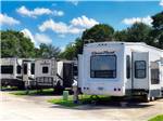 RVs parked at campsites at JETSTREAM RV RESORT PEARLAND - thumbnail