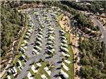 Aerial view of RVs surrounded by trees at JACKSON RANCHERIA RV PARK - thumbnail