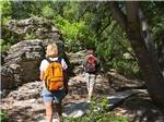 Kids hiking at THOUSAND TRAILS MORGAN HILL - thumbnail