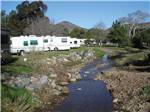 Trailers camping on the water at THOUSAND TRAILS PIO PICO - thumbnail