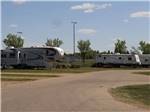 Campground lead leading to campsites at ST. ALBERT RV PARK - thumbnail