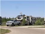 Camping fifth-wheel and pickup truck at ST. ALBERT RV PARK - thumbnail