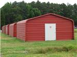 Red storage buildings at CHESAPEAKE CAMPGROUND - thumbnail