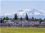 Snow capped mountains in the distance at EXPO CENTER RV PARK - thumbnail