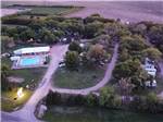 An aerial view of the campsites at BETTS CAMPGROUND - thumbnail