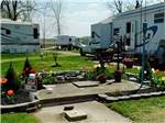 The decorated dump station at LAKEVIEW RV PARK - thumbnail